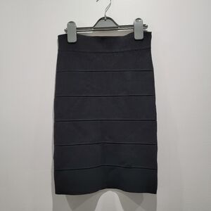 BCBG Small Black Bandage Skirt
